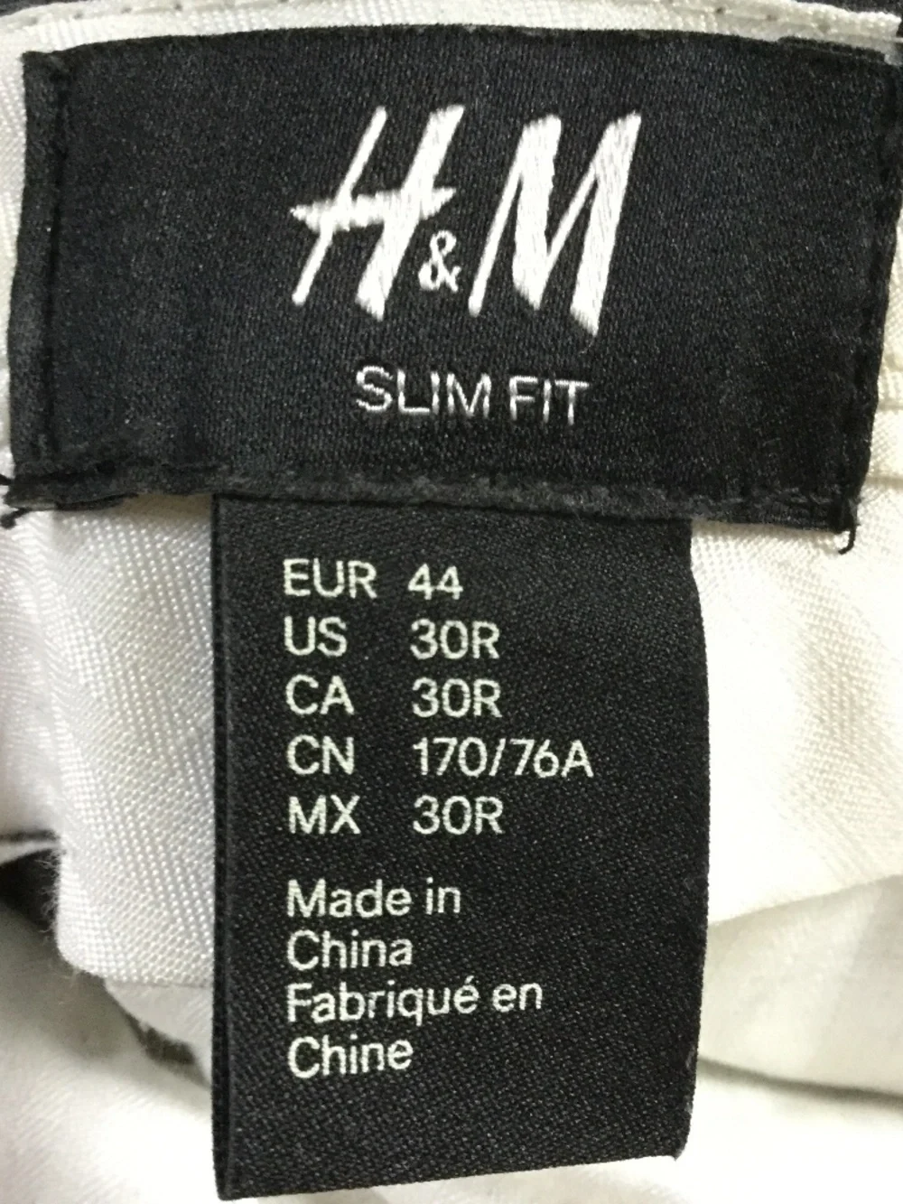 H&M Slim Fit Gray / Grey Suit and Pants